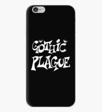 Gothic Plague: White w/ Bats iPhone Case