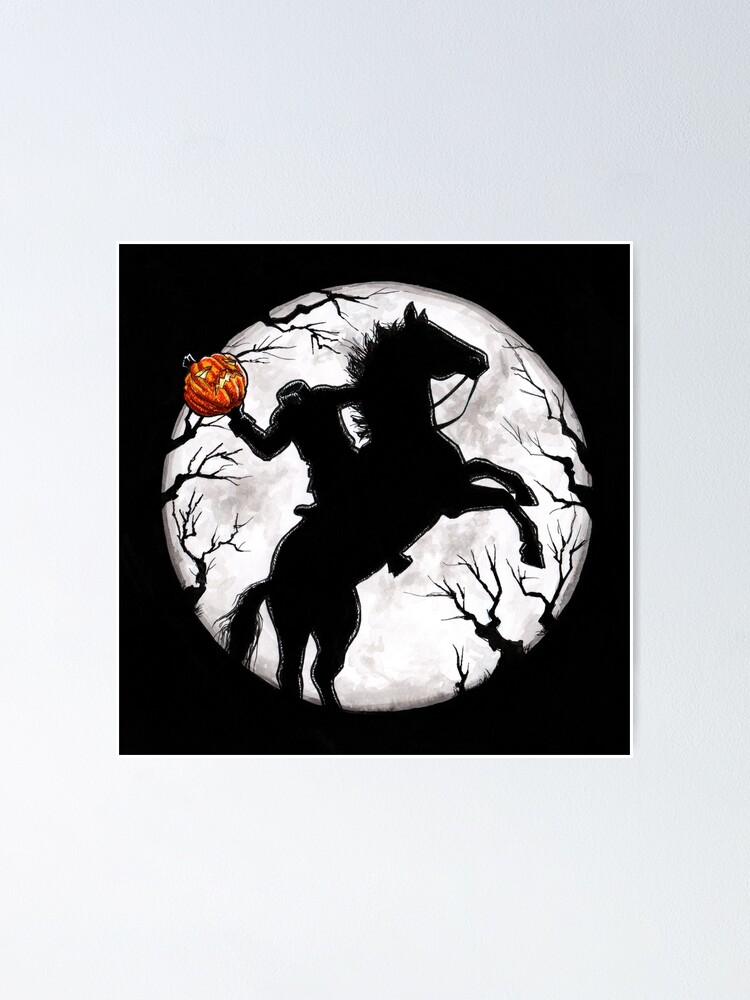 Halloween Pumpkin Fire Headless Horseman