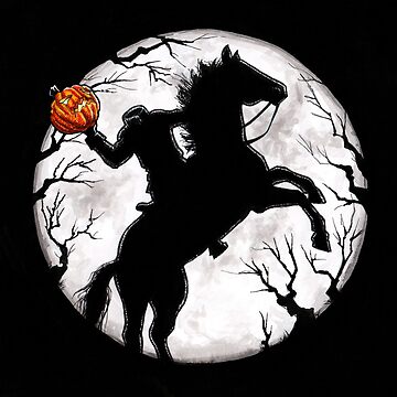 Halloween Pumpkin Curse Fire Headless Horseman