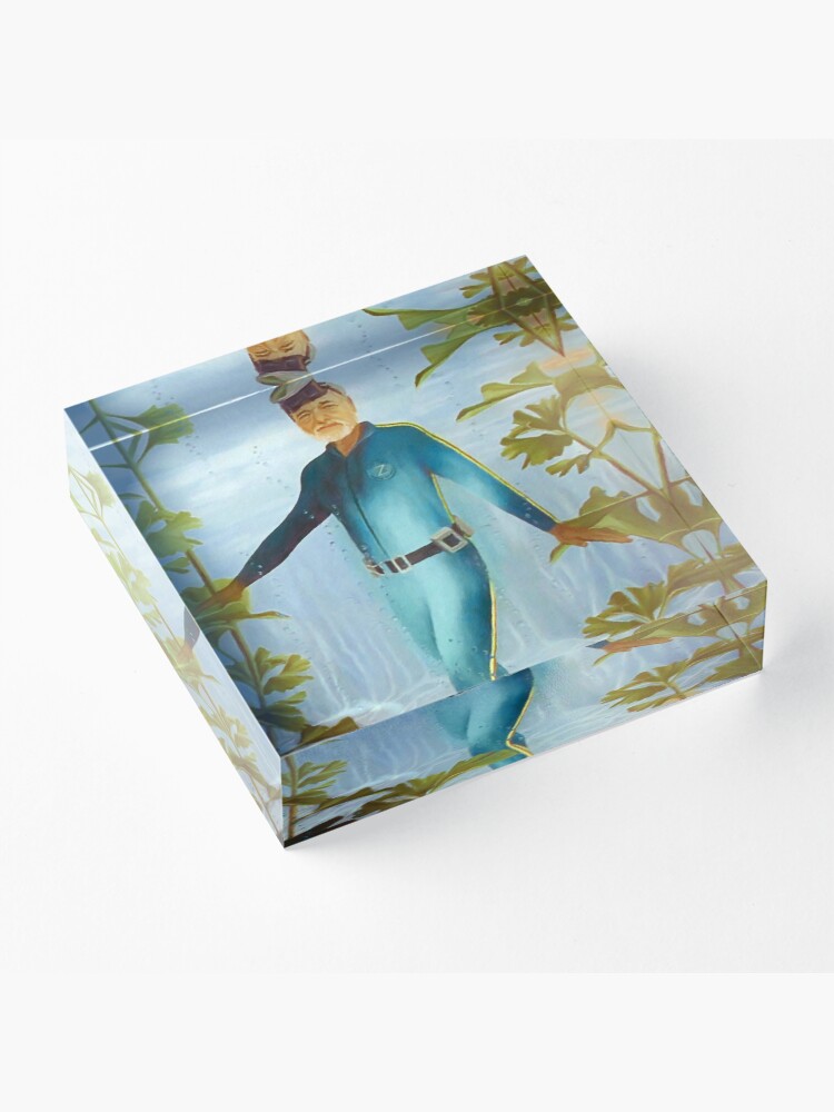 Alternate view of Bill Murray as Steve Zissou, Very Lifelike... Acrylic Block