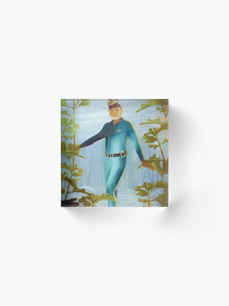 Alternate view of Bill Murray as Steve Zissou, Very Lifelike... Acrylic Block