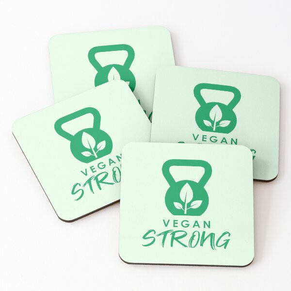 Item preview, Vegan Strong Kettlebell Weightlifter designed and sold by StudioUnrefined.