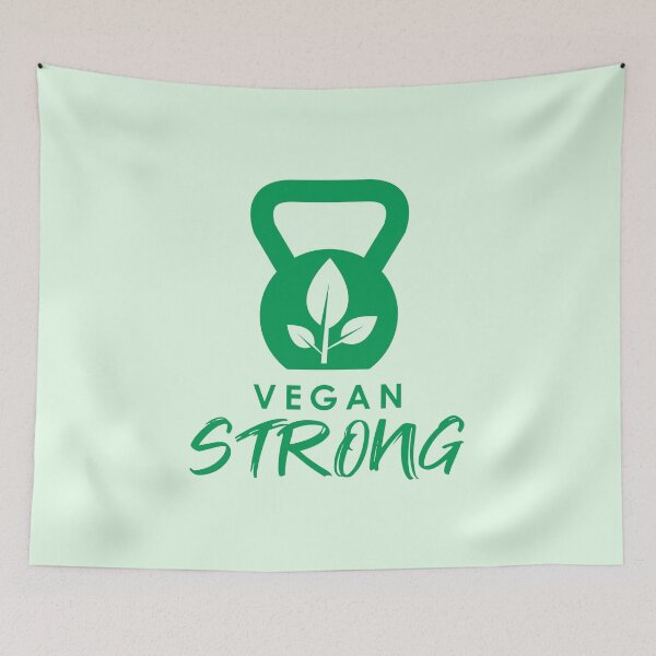 Item preview, Vegan Strong Kettlebell Weightlifter designed and sold by StudioUnrefined.