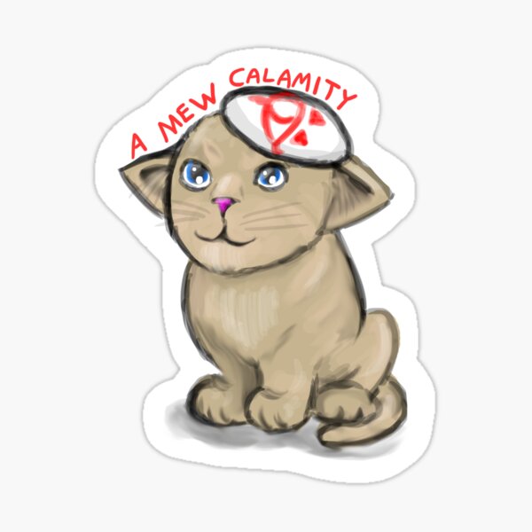 A Mew Calamity Sticker