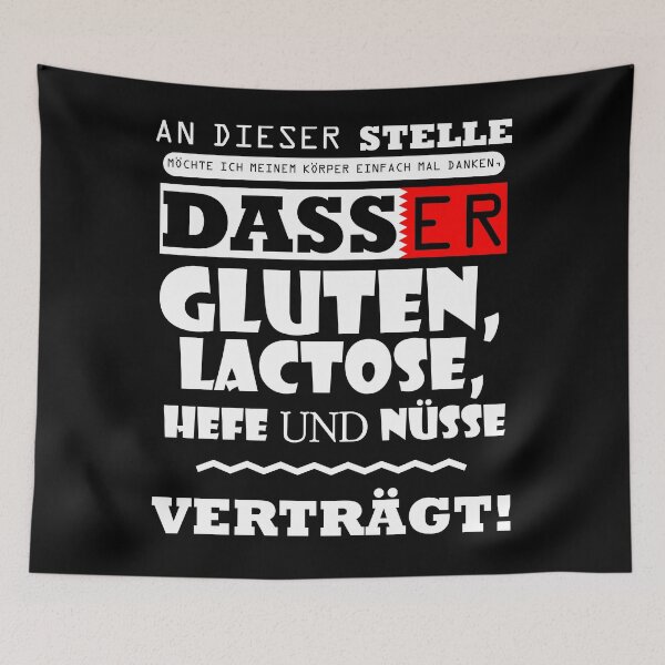 Item preview, I am happy because my body tolerates gluten designed and sold by Andreas-Jaeger.