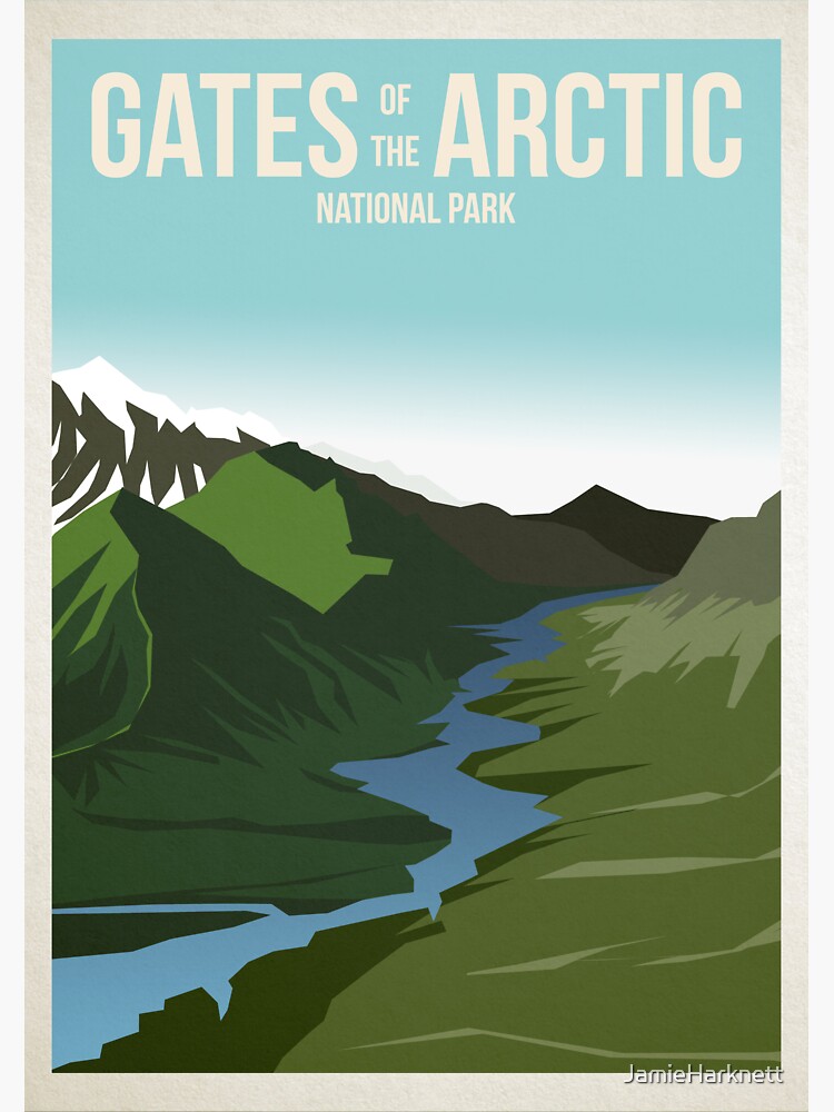 "Gates of the Arctic National Park" Sticker by Redbubble