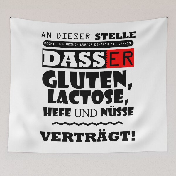 Item preview, I am happy because my body tolerates gluten designed and sold by Andreas-Jaeger.