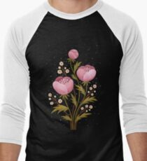 Blooms in the dark Baseball ¾ Sleeve T-Shirt