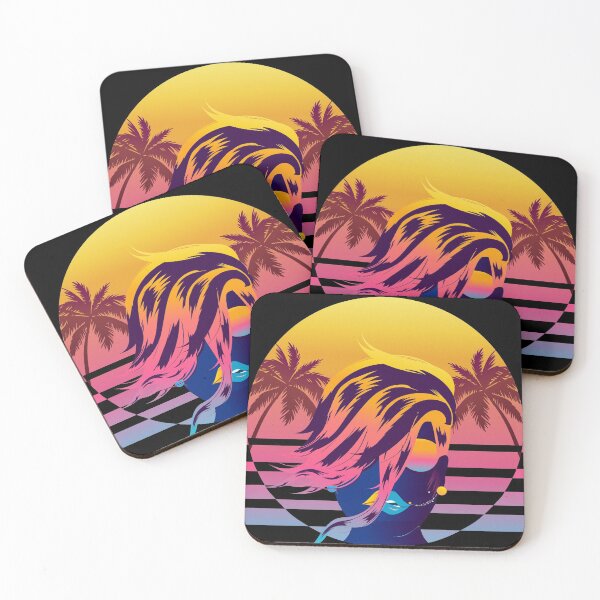Item preview, Synthwave Sunset Mane and Sunglasses designed and sold by sacrasf.