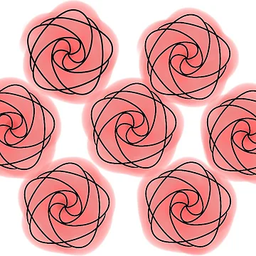 Artwork thumbnail, Patterned Roses by MirandaMarcy