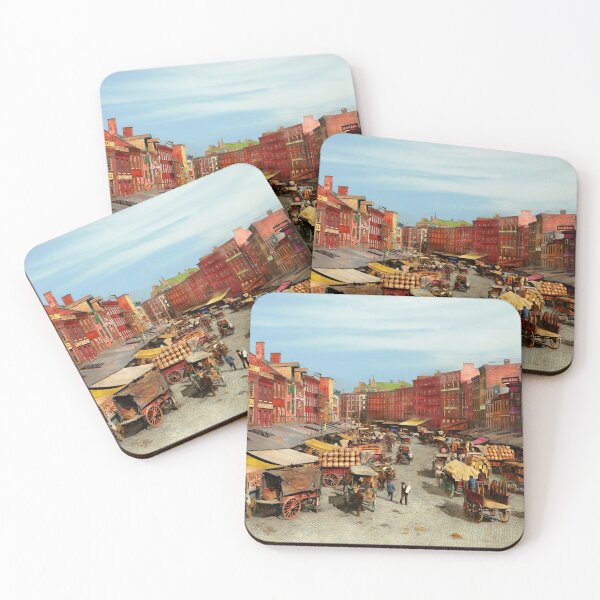 Item preview, City - Philadelphia PA - The market on Dock St 1908 designed and sold by Mike Savad Photography.