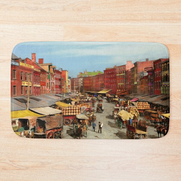 Item preview, City - Philadelphia PA - The market on Dock St 1908 designed and sold by Mike Savad Photography.