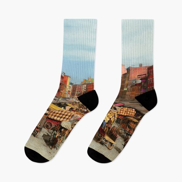 Item preview, City - Philadelphia PA - The market on Dock St 1908 designed and sold by Mike Savad Photography.