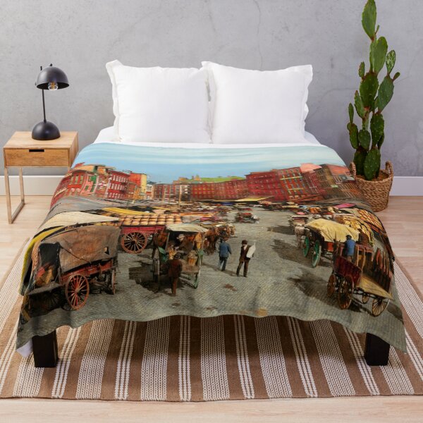 Item preview, City - Philadelphia PA - The market on Dock St 1908 designed and sold by Mike Savad Photography.