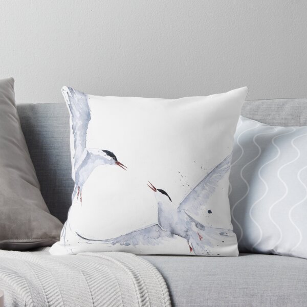 Item preview, Bird Painting Arctic Tern Bird Watercolour Painting by Syman Kaye - Modern Arctic Tern Bird Art designed and sold by Syman Kaye.
