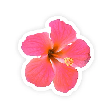 Artwork thumbnail, Pink Flower Sticker by creativedits