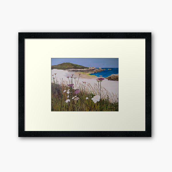 L'Ancresse Bay, Guernsey Framed Art Print