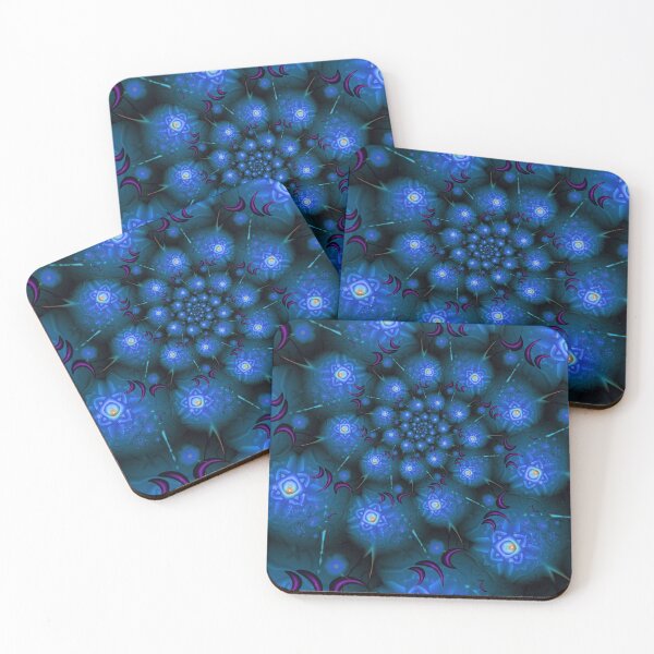 Item preview, Blue Cosmos Spiral designed and sold by pinkal.