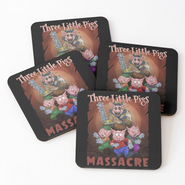 Item preview, Three Little Pigs Massacre designed and sold by drawntobewild.