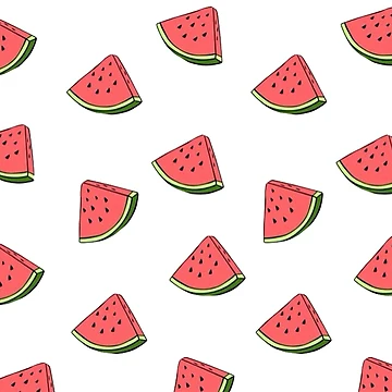 Artwork thumbnail, Watermelon Pattern by creativedits