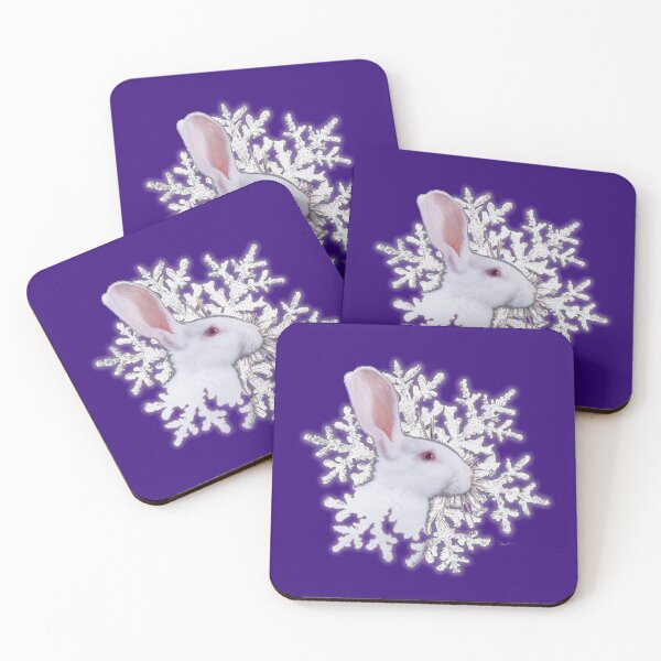 Item preview, Winter Snow Hare 6 Purple designed and sold by artistdiat.