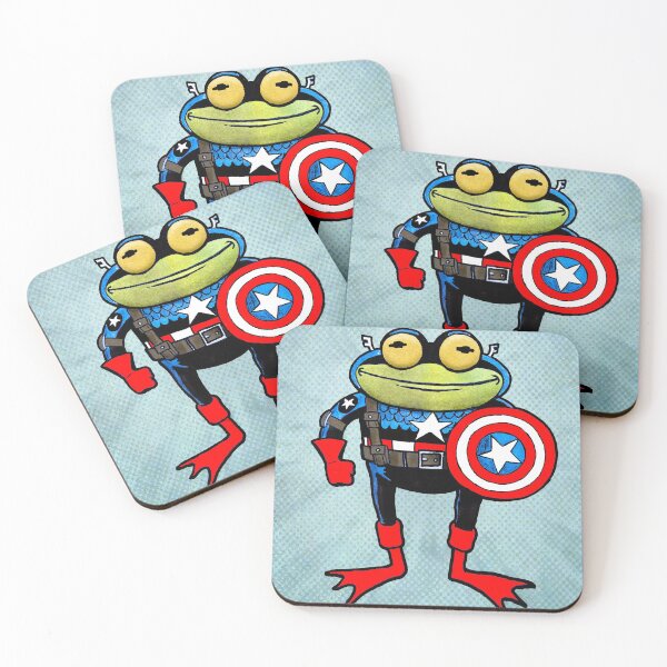 Item preview, Captain Amphibia Steve Froggers  designed and sold by JLDavidsonArt.