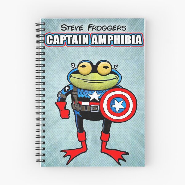 Item preview, Captain Amphibia Steve Froggers  designed and sold by JLDavidsonArt.