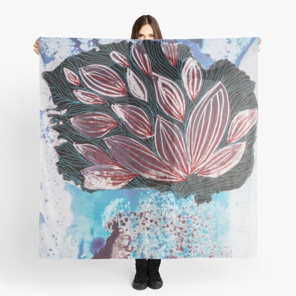 Red Tree Scarf