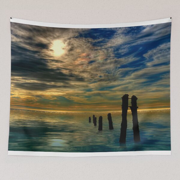 Item preview, Sandsend Groynes at Sunrise designed and sold by Steve H Clark.