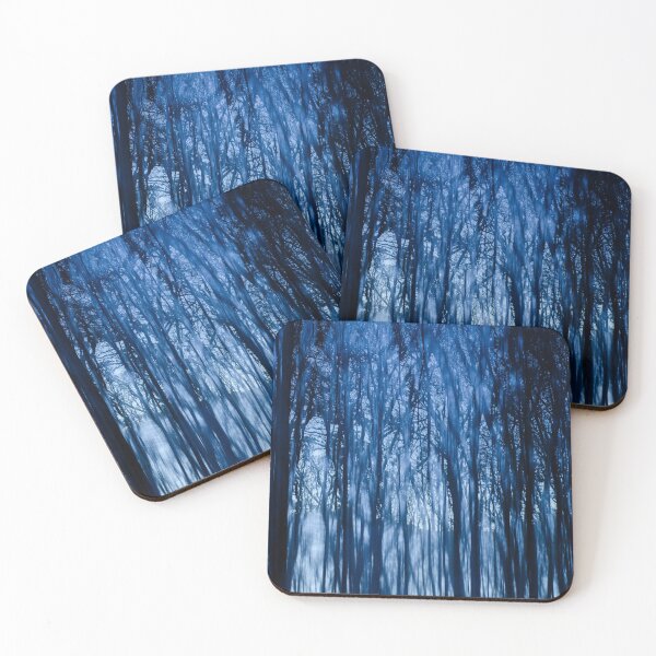 Item preview, Abstract Dark Blue Forest designed and sold by SeaAndLight.