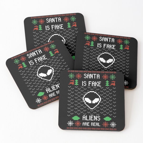 Item preview, Santa is fake, aliens are real  designed and sold by R-A Designs.