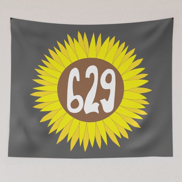 Item preview, Hand Drawn Tennessee Sunflower 629 Area Code designed and sold by itsrturn.