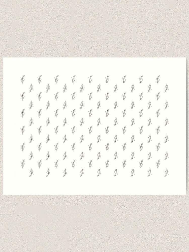 Alternate view of Victorian Botanical Pattern Art Print