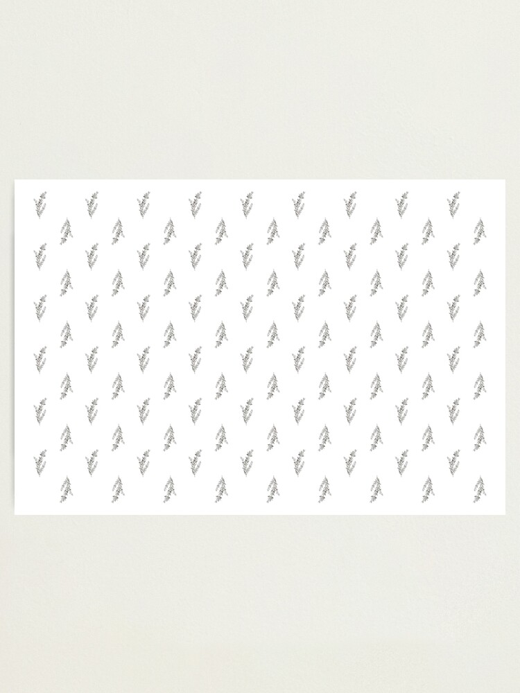 Alternate view of Victorian Botanical Pattern Photographic Print