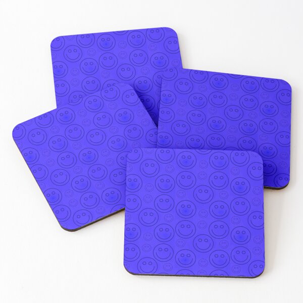 Item preview, UV Blacklight Blue Smiley Emoji designed and sold by willybadu.