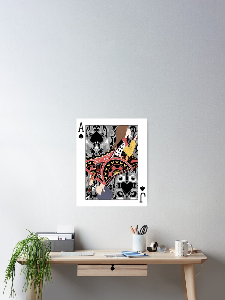 Thumbnail 2 of 3, Poster, Ace and Jack of Spades designed and sold by chocoandt.