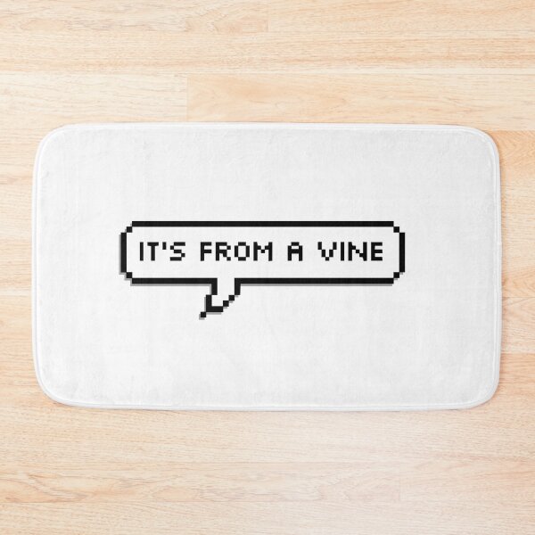 Item preview, It's From a Vine Text Bubble Sticker designed and sold by logankinkade.