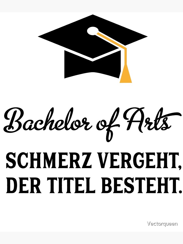 bachelor-of-arts-poster-for-sale-by-vectorqueen-redbubble