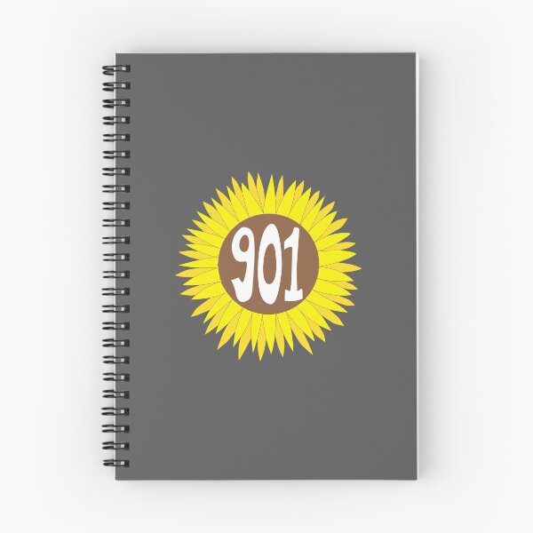Artikelvorschau, Handgezeichnete Tennessee Sunflower 901 Vorwahl entworfen und verkauft von itsrturn.