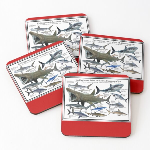 Item preview, SHARKS : Chart of The Mediterranean Sea Print designed and sold by posterbobs.