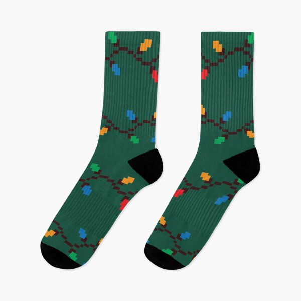 Artikelvorschau, Pixel Weihnachtsbeleuchtung entworfen und verkauft von Claire Belyea.