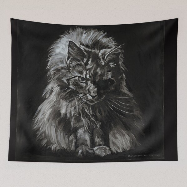 Item preview, One Big Scary Maine Coon Cat  designed and sold by Christine Montague.