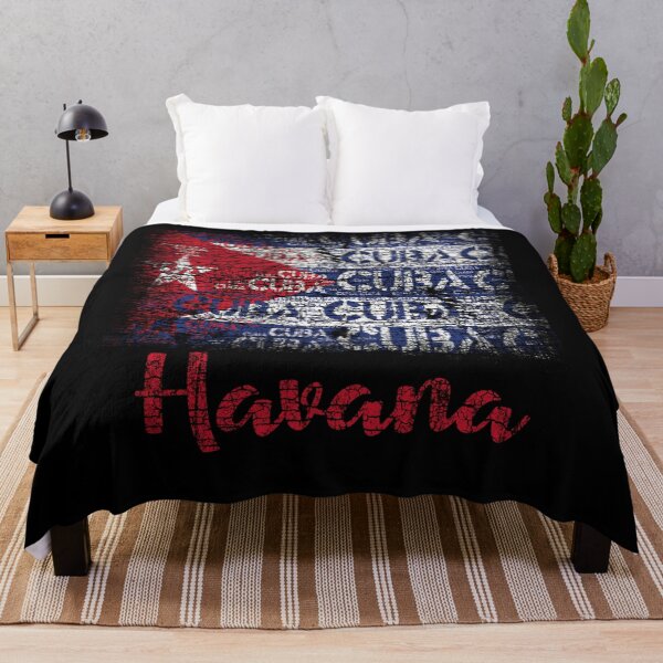Artikelvorschau, Kuba Havanna Kuba Flagge Used Look T-Shirt entworfen und verkauft von Dubbra.
