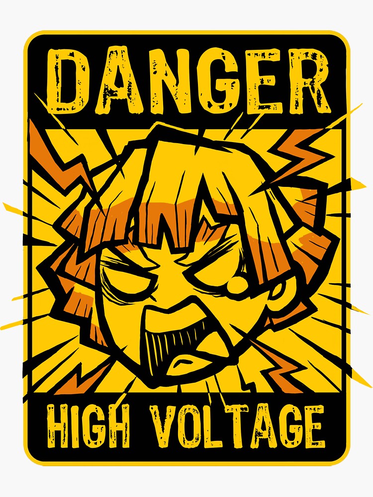 Zenitsu High Voltage - Manga Anime - Funny Character by BlancaVidal