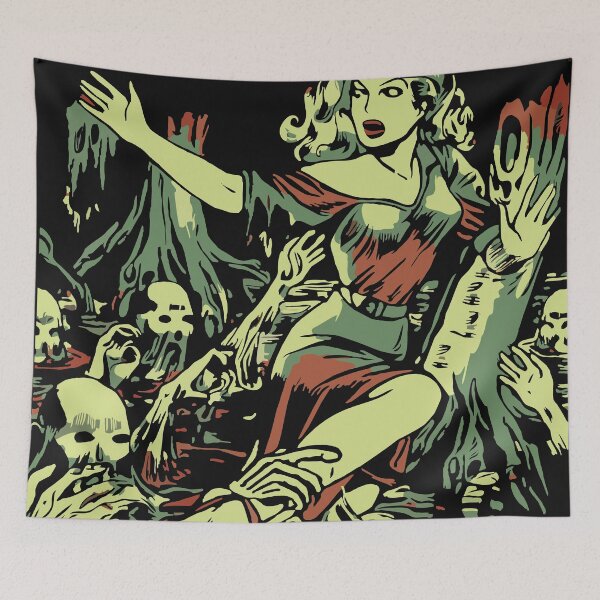 Item preview, horror swamp zombies attack  designed and sold by culturestash.