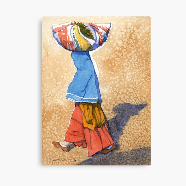 On Agra Road Canvas Print