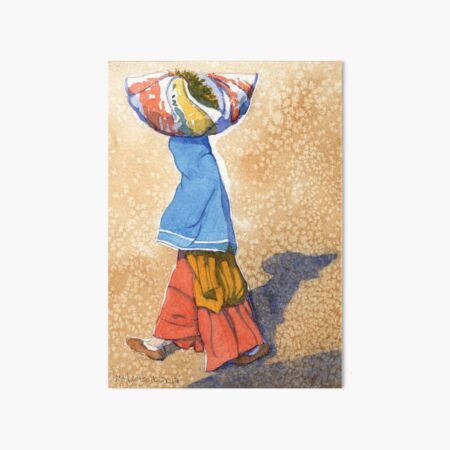 On Agra Road Art Board Print