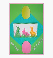 Frohe Ostern Photographic Print