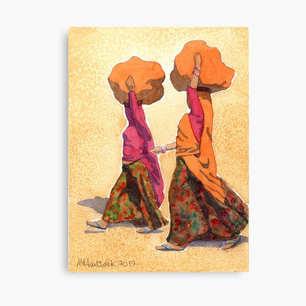 On Sawai Madhopur Road Canvas Print