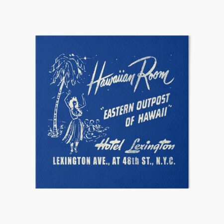 Artikel-Vorschau von Hawaiianisches Zimmer - Hotel Lexington - New York, NY, designt und verkauft von RetroTikiBar.